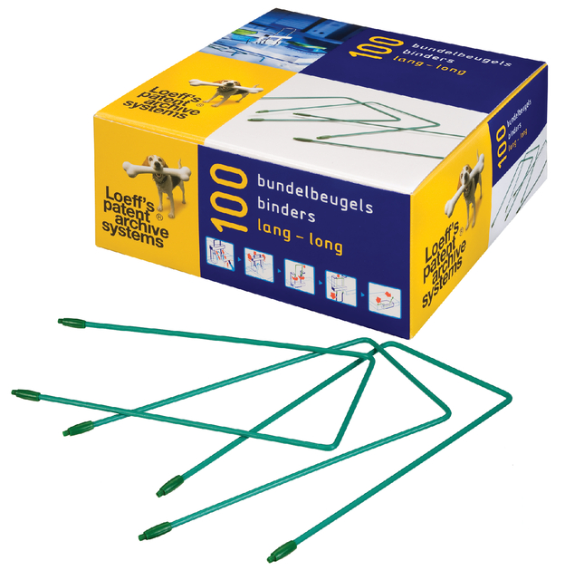 Bundelbeugel Loeff’s 1224 extra lang 150mm 100 stuks