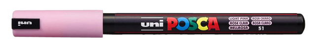 Verfstift Posca PC1MR extra fijn lichtroze