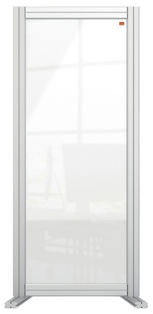 Bureauscherm Nobo Modulair transparant acryl 40x100cm