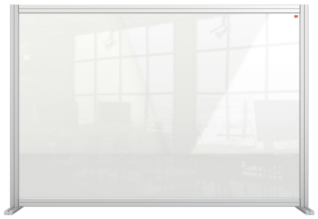 Bureauscherm Nobo modulair transparant acryl 100x140cm