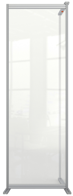 Scheidingswand uitbreidingspaneel Nobo Modulair transparant acryl 60x180cm