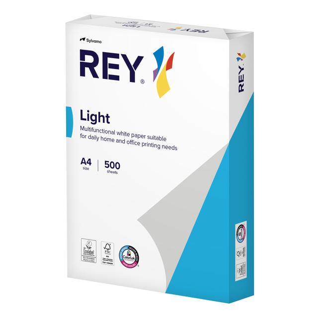 Kopieerpapier Rey Office Light A4 75gr wit 500 vel