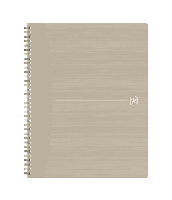 Spiraalblok Oxford Origin A4+ lijn 140 pagina’s 80gr zand