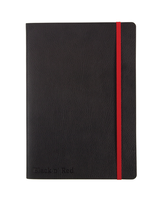 Notitieboek Oxford Black n’ Red A5 business journal 72vel lijn