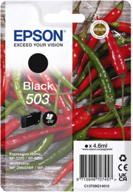 Inktcartridge Epson 503 T09Q14 zwart