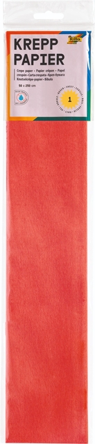 Crêpepapier Folia 250x50cm nr134 felrood