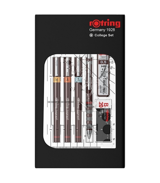Tekenset rOtring Isograph 7-delig
