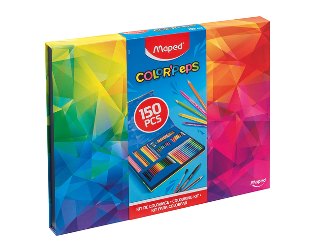 Tekenset Maped Color’Peps 150-delig assorti