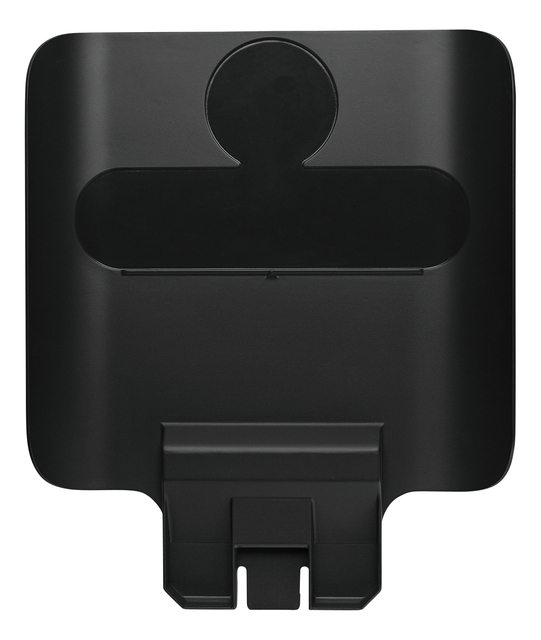 Paneel Rubbermaid Slim Jim Recyclestation voor label zwart