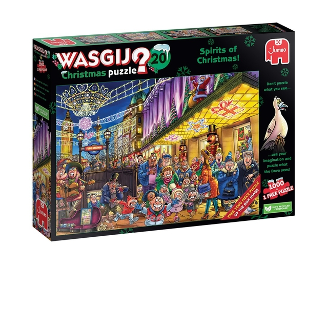 Puzzel Wasgij Christmas 20 – De Geesten van de Kermis! 2x1000st (1 puzzle for free)