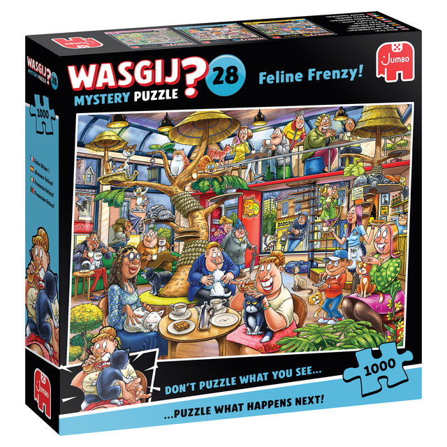 Wasgij Mystery 28 – Feline Frenzy! 1000 st