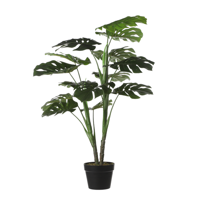 Kunstplant Mica Monstera in plastic pot 100x70cm