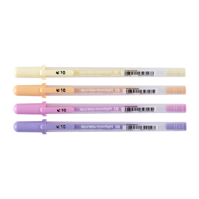 Gelschrijver Sakura Gelly Roll Moonlight 10 sunrise set à 4 kleuren