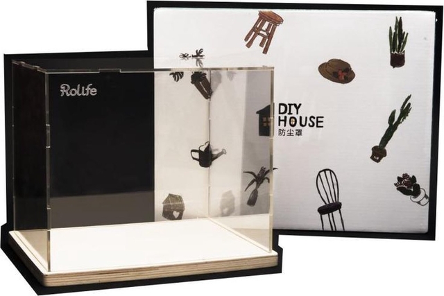 Dustcover XXL 304×234x270mm DG11 12 13. Voor ToneCheer en Robotime. DIY 3D kit. DF02L. ArtBizNiz