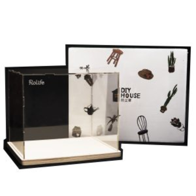 Dustcover XL 246×202×216mm. Voor ToneCheer en Robotime. DIY 3D kit. DF01M. ArtBizNiz