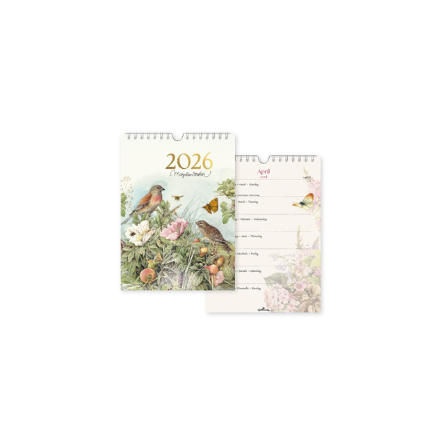 Kalender 2026 Marjolein Bastin vogels 7dagen/1pagina