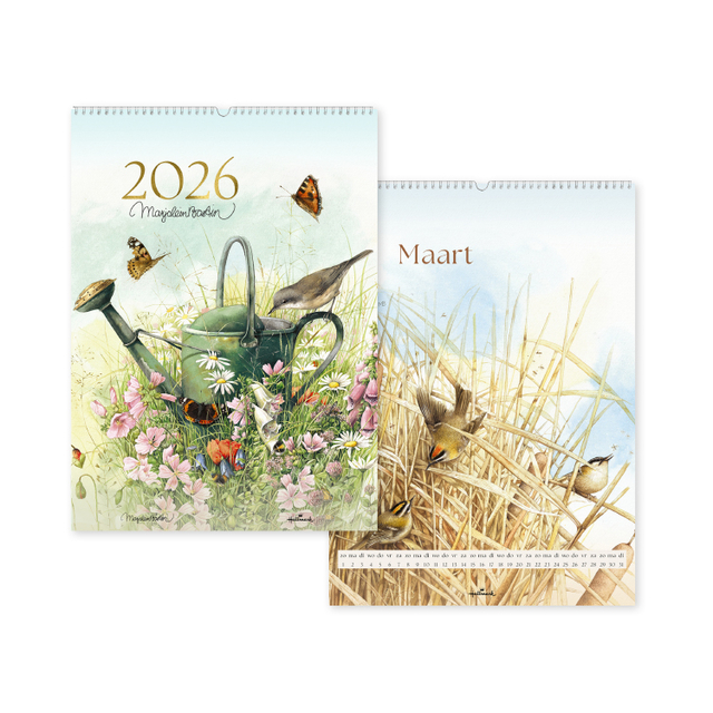 Maandkalender 2026 Marjolein Bastin XL 1maand/1pagina