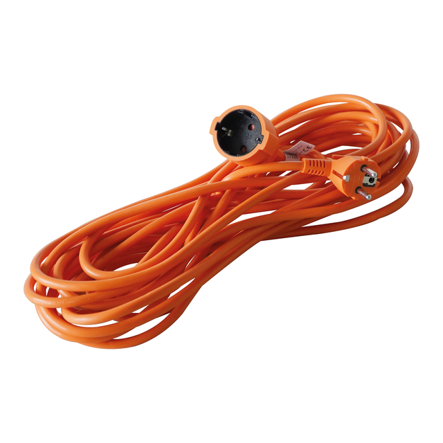 Verlengkabel BRASQ 30m oranje