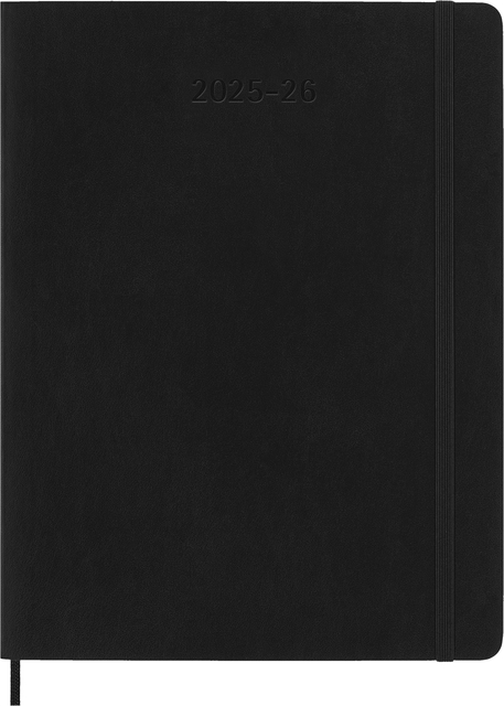 Agenda 2025/2026 Moleskine 18M Planner Weekly 7dagen/1pagina XL sc black