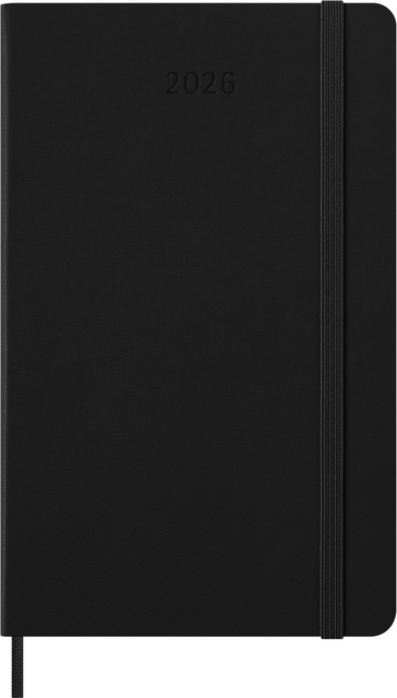 Agenda 2026 Moleskine 12M Planner Weekly 7dagen/2pagina’s large hc black