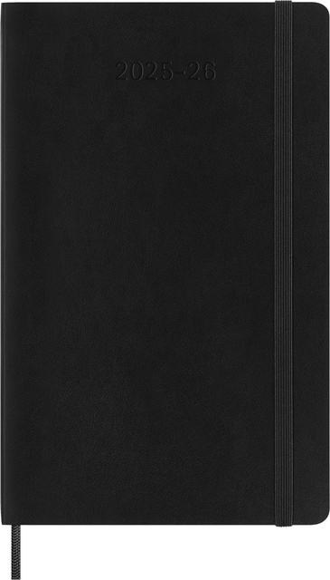 Agenda 2025/2026 Moleskine 18M Planner Weekly 7dagen/1pagina large sc black