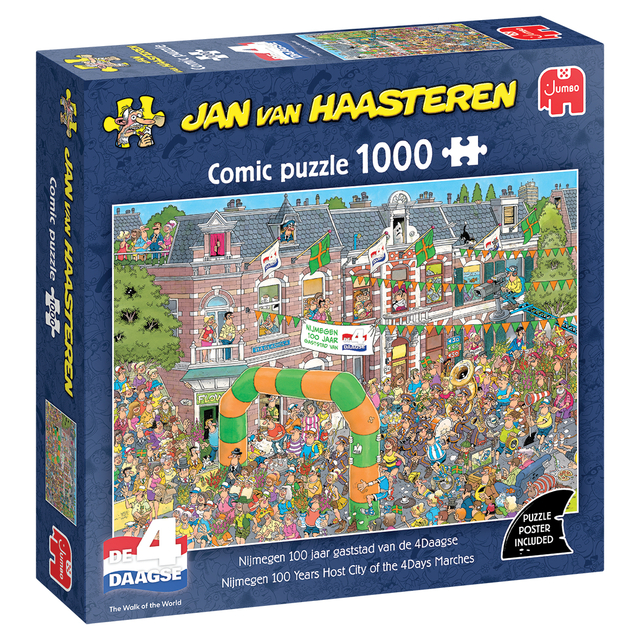 Puzzel JvH Nijmegen 100 Jaar Gaststad van de 4daagse 1000st