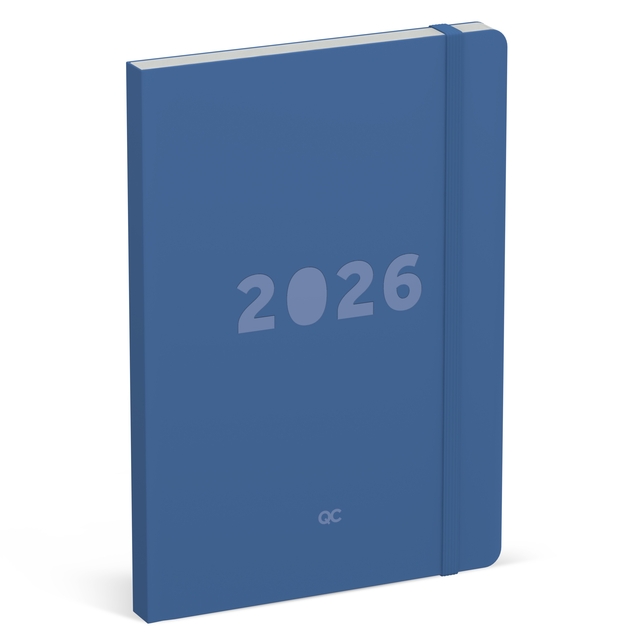 Agenda 2026 Lannoo bureau A5 QC Colour 7dagen/2pagina’s blauw