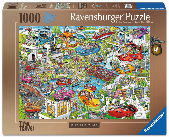 Puzzel Ravensburger Ray’s comic Future Time 1000 stukjes