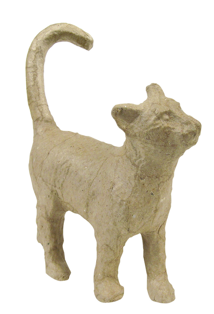 Figuur Décopatch kat rechtopstaand 11×3.5x12cm