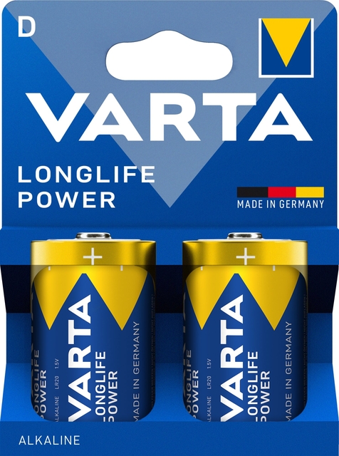 Batterij Varta Longlife Power 2x D