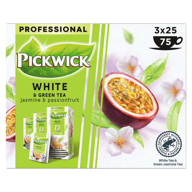 Thee Pickwick white & green jasmin & passionfruit 25×1.5gr