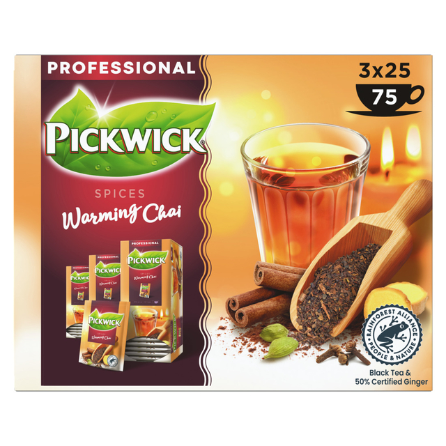 Thee Pickwick warming chai 25×1.5gr