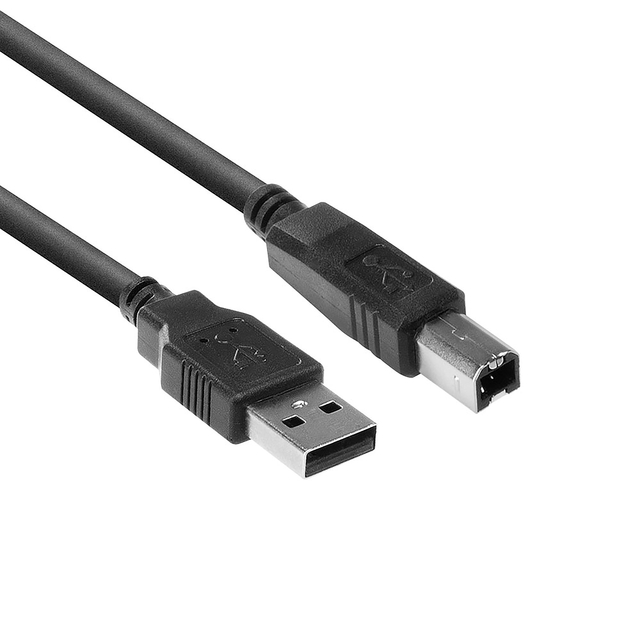Kabel ACT USB 2.0 A male – USB B male 5 meter