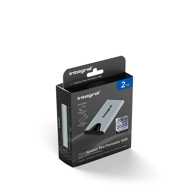 SSD Integral SlimXpress Portable USB-C 2TB