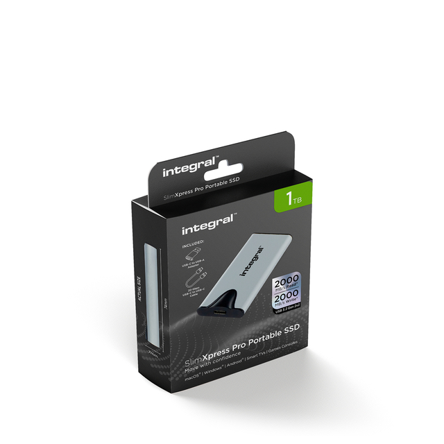 SSD Integral SlimXpress Portable USB-C 1TB