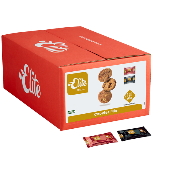 Koekjes Elite cookies mix 120 stuks