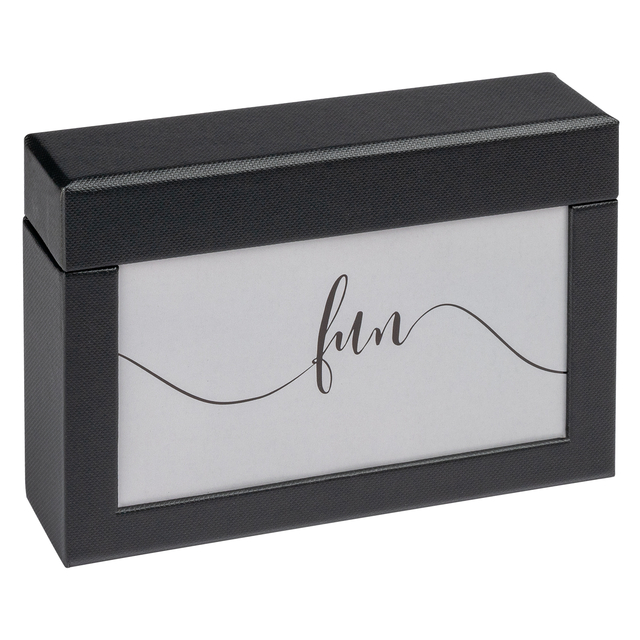 Fotobox walther design Fun 10x15cm 100 foto’s zwart