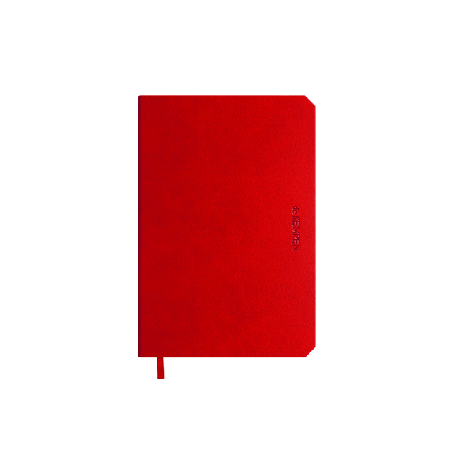Notitieboek de KEMPEN Poppy 110x160mm blanco 160 pagina’s 90gr rood