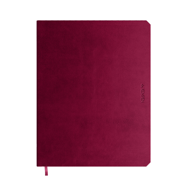 Notitieboek de KEMPEN Amarone 171x220mm blanco 192 pagina’s  90gr drd