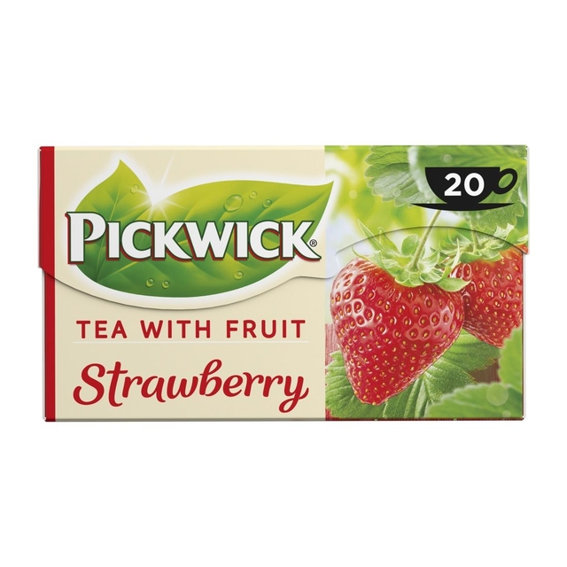 Thee Pickwick aardbei 20×1.5gr