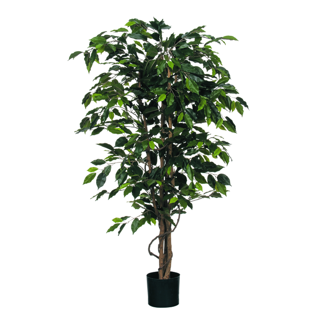 Kunstplant Mica Ficus groen in plastic pot Ø85 150cm