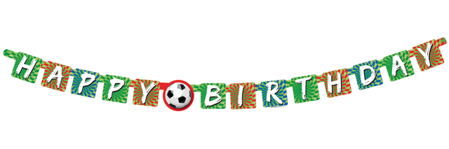 Letterslinger Haza Happy birthday goal! 180cm
