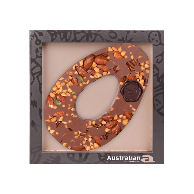 Chocolade Australian Dodo paasei noten melk 150g