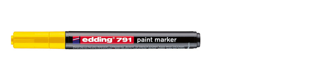 Paintmarker edding 791 op alcoholbasis 1-2mm geel