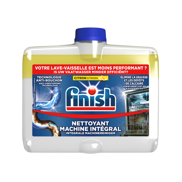 Vaatwasmachine reiniger Finish citroen 250ml