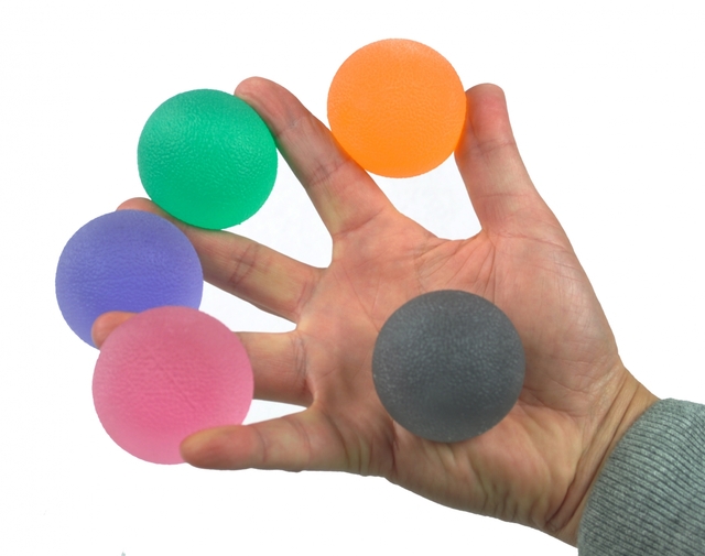 Handtrainer gelbal Able2 Sterk oranje