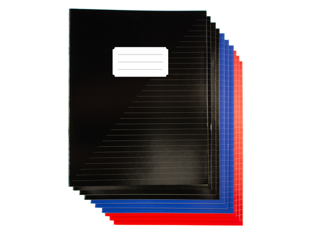 Schrift Kangaro A5 lijn 160 pagina’s 60gr assorti pak à 10 stuks