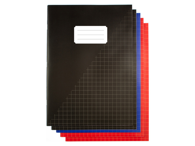 Schrift Kangaro A4 ruit 10mm 160 pagina’s 60gr assorti pak  à 5 stuks