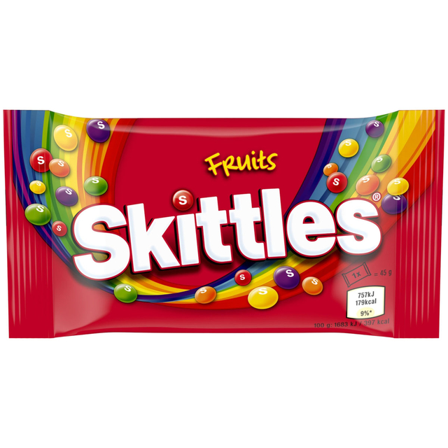 Snoep Skittles fruit zak 45gr