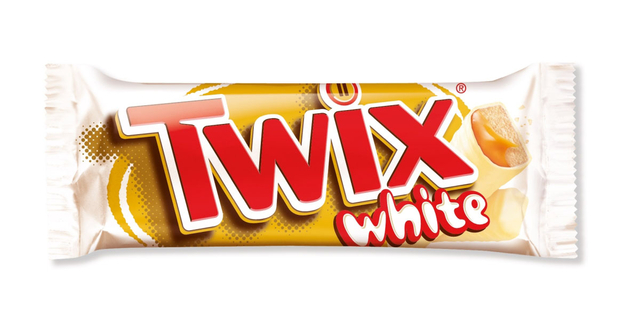 Chocolade Twix white reep 46 gram